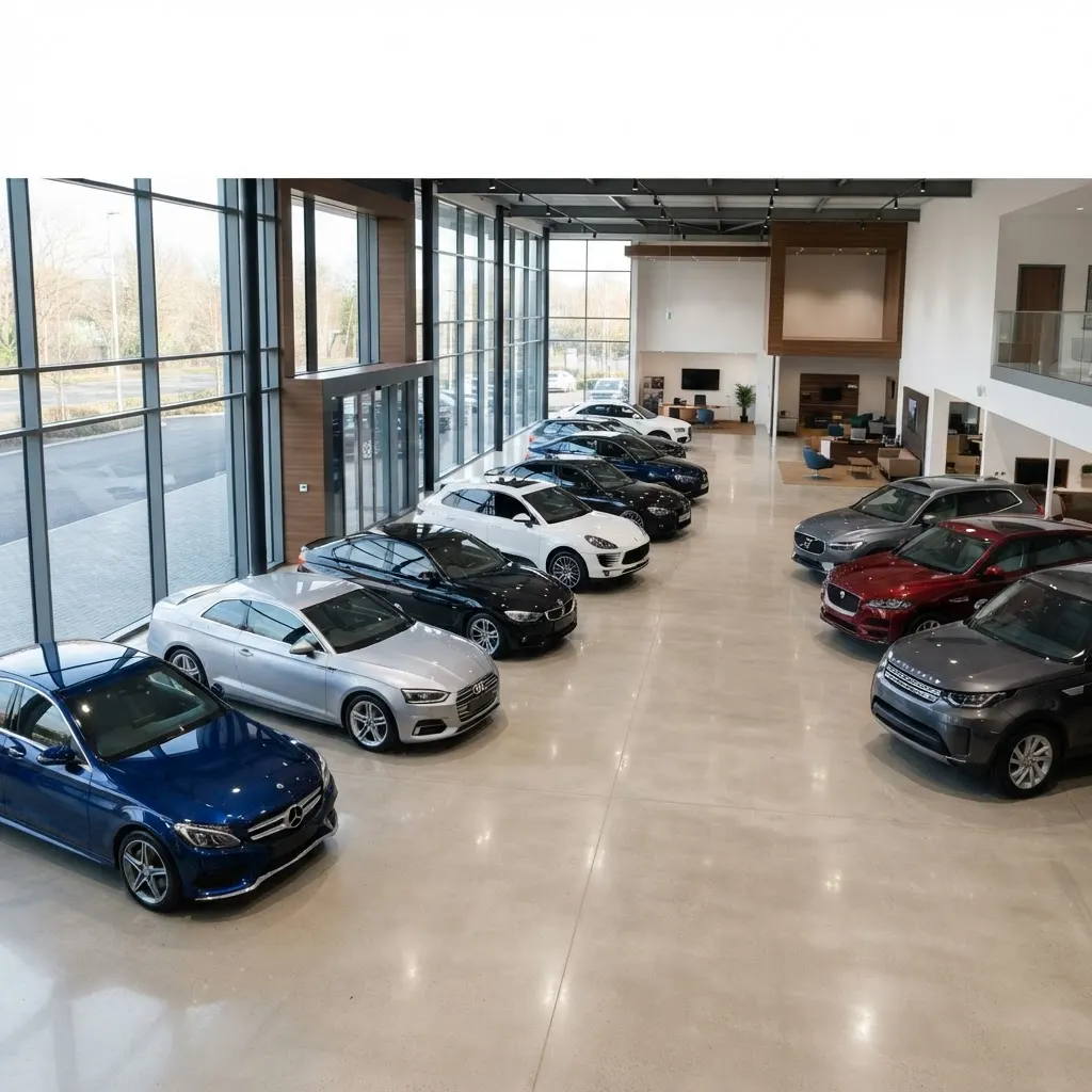 Showroom da loja de carros Grupo Girocar em Sorocaba